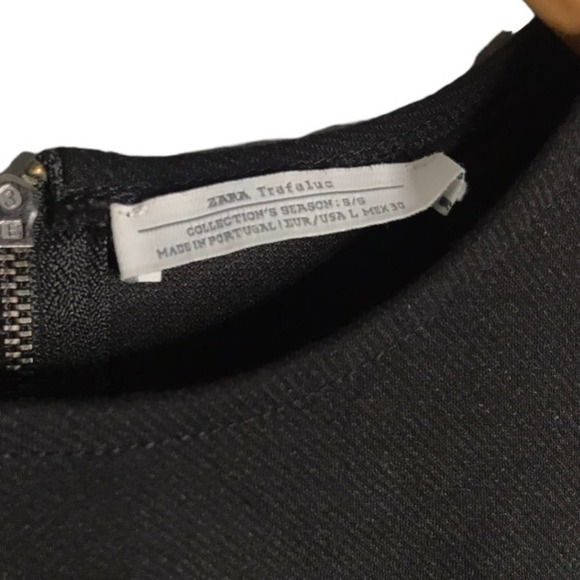 Zara | Black cut out chest sleeveless crop top - Picture 7 of 9